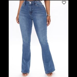 Fashion nova wide leg jeans